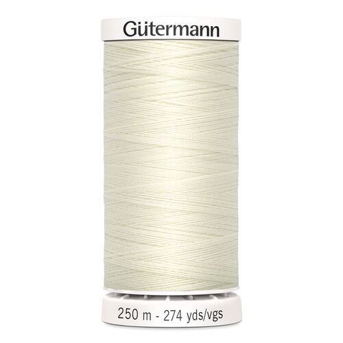 Gutermann, Sew All Thread 250m, Colour 1