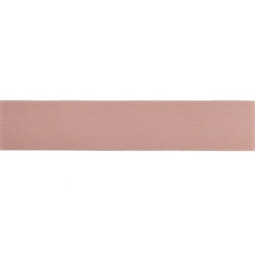 *REMNANT 61cm* Waistband Elastic, Soft 40mm Plain Old Pink
