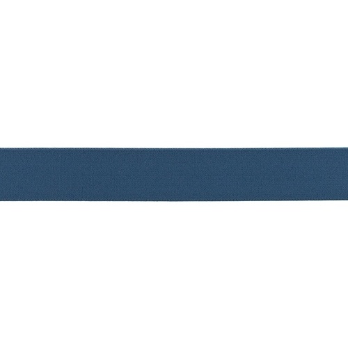 Waistband Elastic, Soft 25mm Jeans Blue