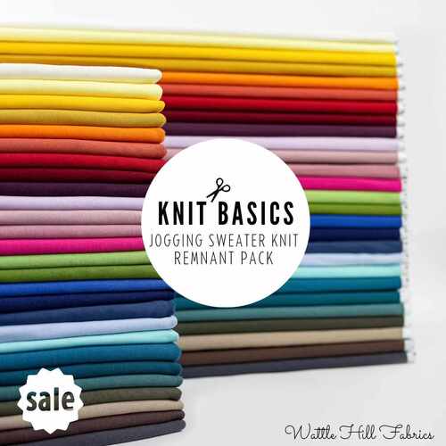 Knit Basics Value Grab Bag, Jogging Sweater Knit, Cool Colours