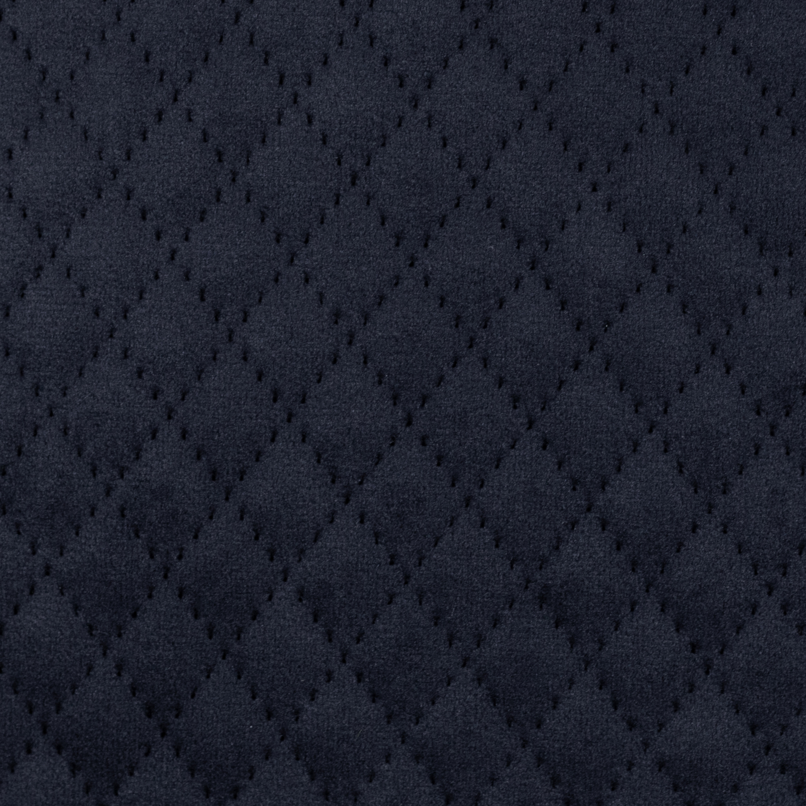 European Quilted Velvet, Diamonds, Dark Navy Wattle Hill Fabrics