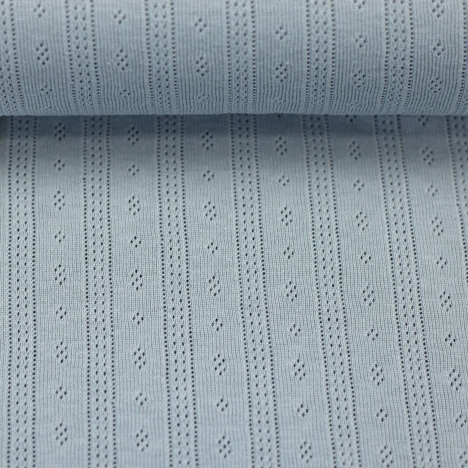 European Cotton Pointelle Jersey Knit Oeko Tex Powder Wattle Hill European Cotton Pointelle Jersey Knit Oeko Tex Powder Wattle Hill