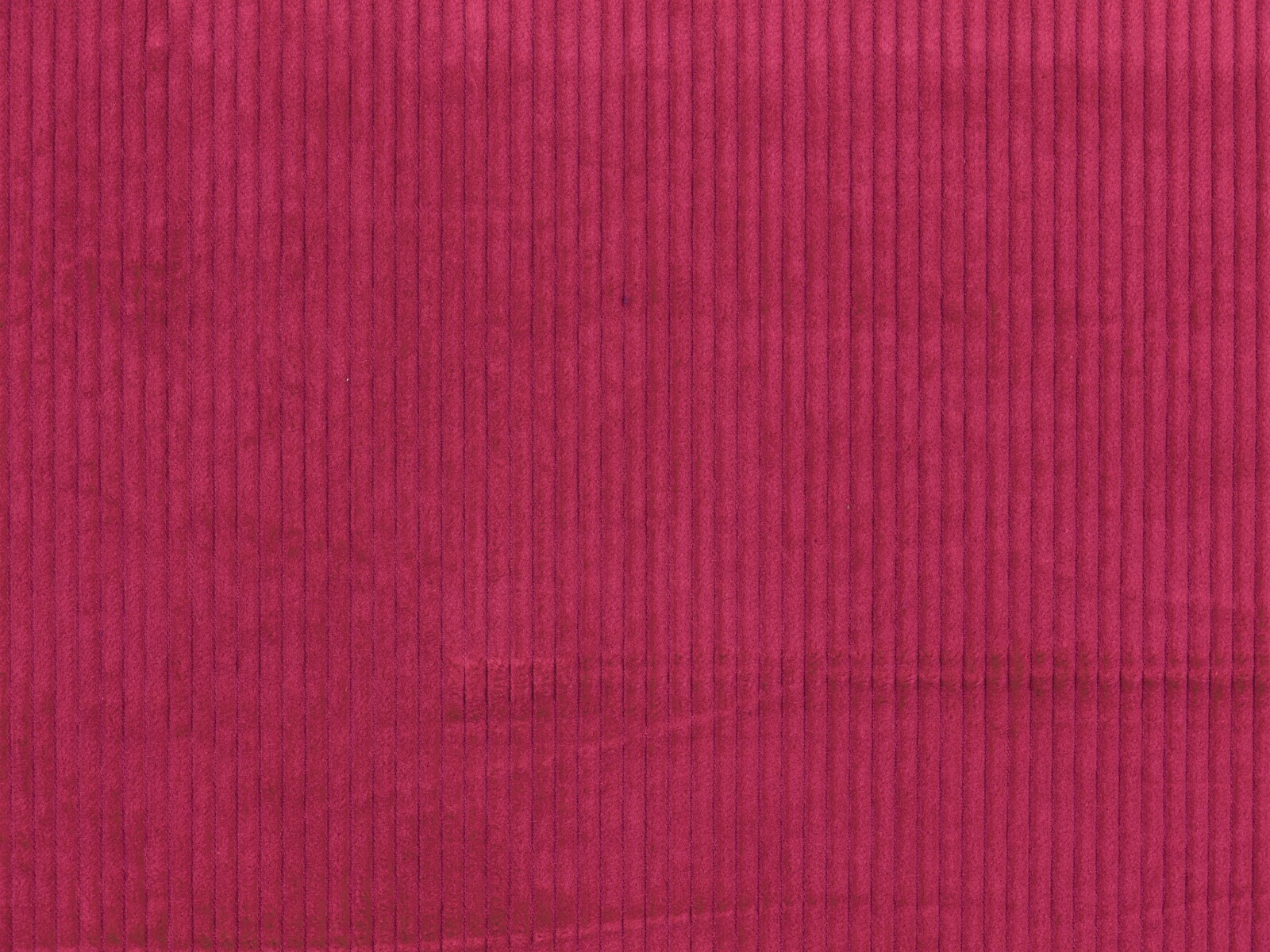 European Wide Corduroy Fabric Solid Bright Pink Wattle Hill Fabrics