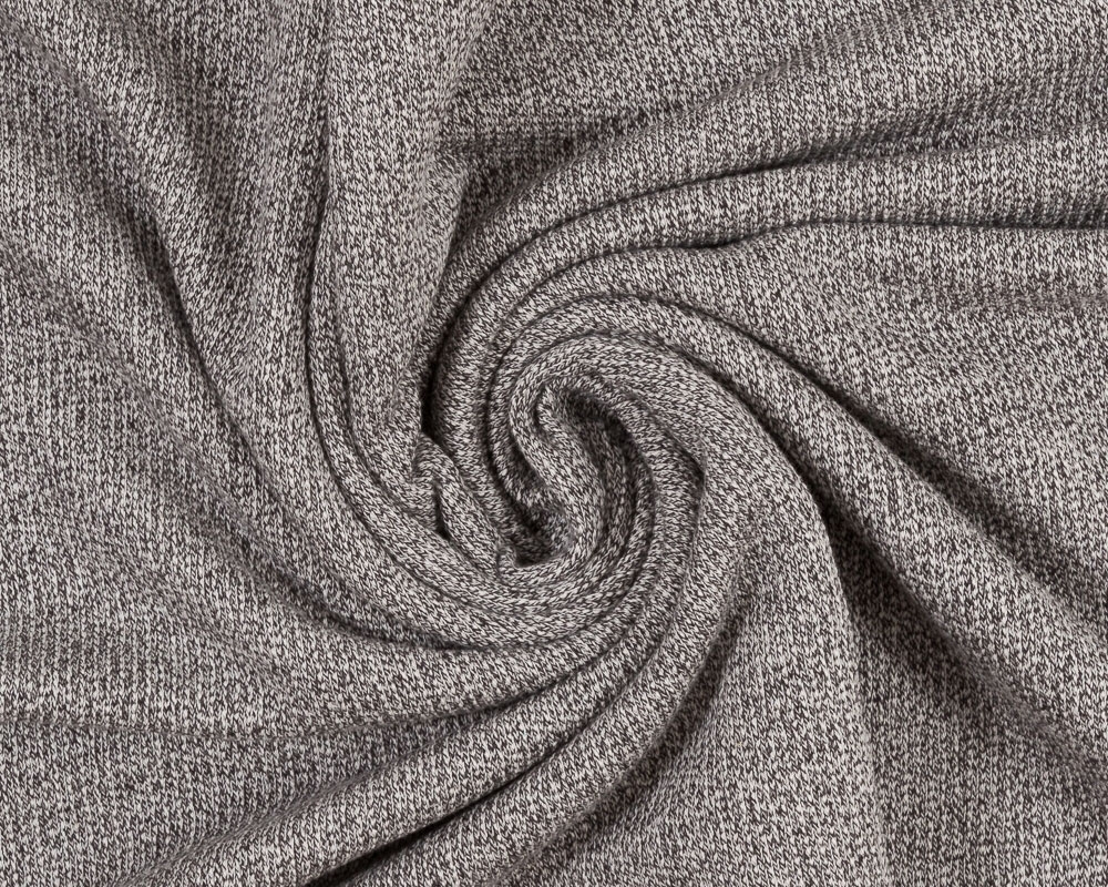 European Knit 100 Cotton French Terry Lightweight Knit, Melange