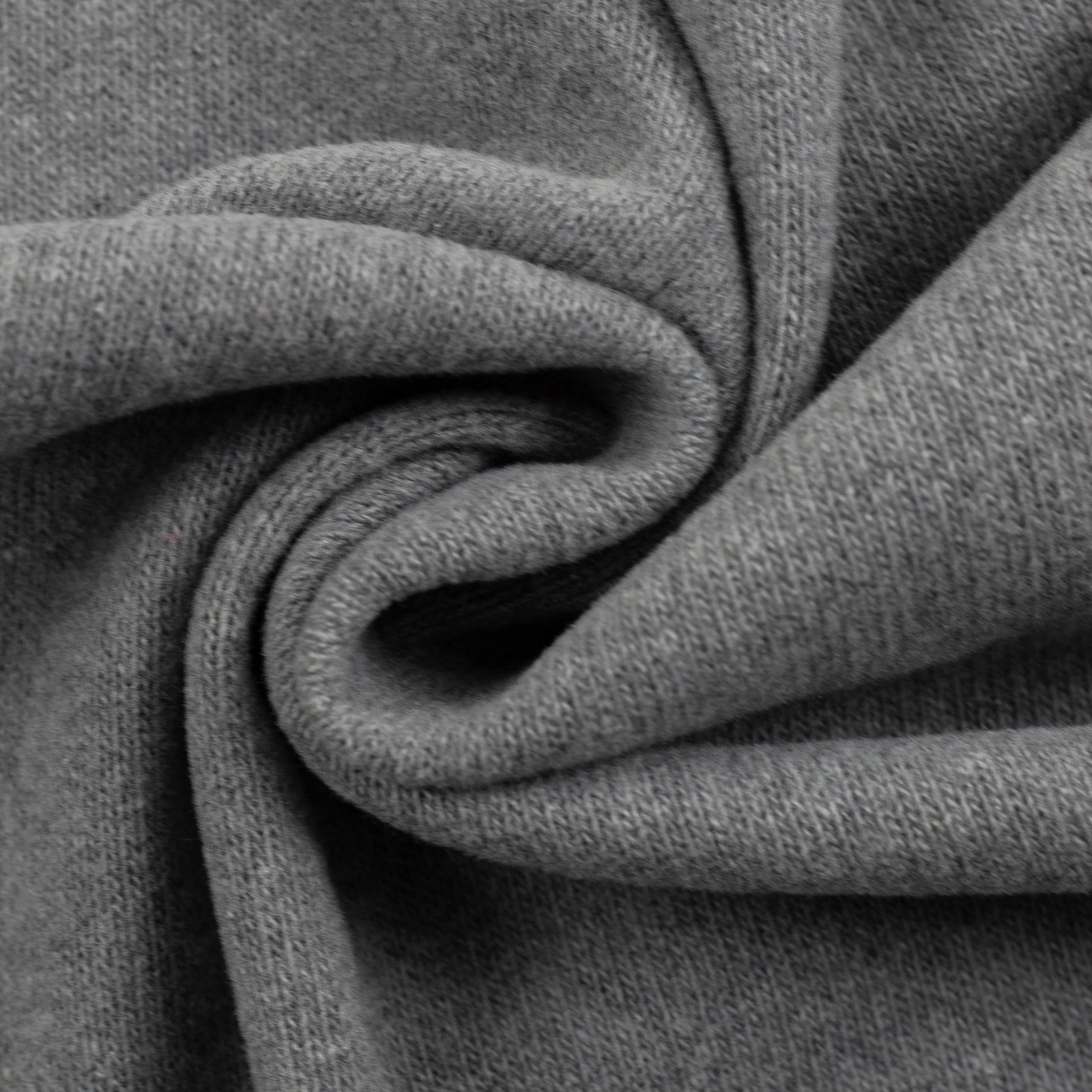 European Knitted Brushed Cotton, Light Grey Melange Wattle Hill Fabrics