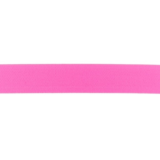Waistband Elastic, Soft 25mm Plain Neon Pink