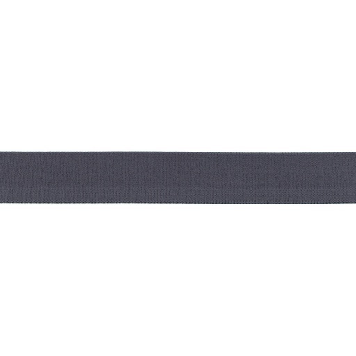 Waistband Elastic, Soft 25mm Plain Dark Grey