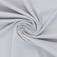 European Cotton Elastane Jersey, Solid, Oeko-Tex, Silver AW25