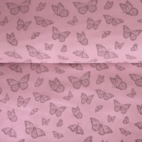 European Softshell, Reflective, Butterflies Rose