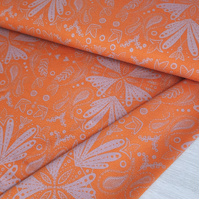 European Modal Blend French Terry Knit, Harmony Orange