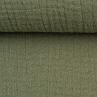 *REMNANT 190cm* European Double Gauze, Oeko-Tex, Oregano