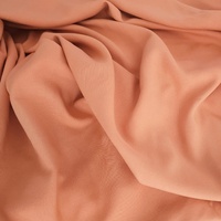 *REMNANT 134cm* European Woven Viscose, Oeko-Tex, Tangerine