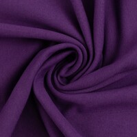 European Ribbing, Oeko-Tex, Solid, Purple