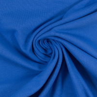 European Cotton Elastane Jersey, Solid, Oeko-Tex, Royal Blue