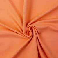 European Cotton Elastane Jersey, Solid, Oeko-Tex, Orange