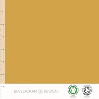 Elvelyckan Design, GOTS Organic Jersey, Solid, Gold