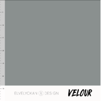 Elvelyckan Design, Oeko-Tex, Velour, Grey