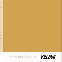 Elvelyckan Design, Oeko-Tex, Velour, Gold