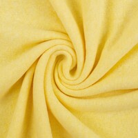 European Knitted Brushed Cotton, Mid Weight, Lemon