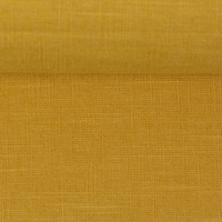 European Linen, Plain, Mustard Yellow