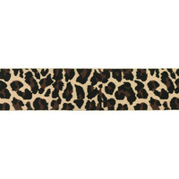 Waistband Elastic, 40mm Leopard Print Sand