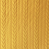 European Cable Knit, Mustard