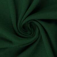*REMNANT 113cm* European Knit, Oeko-Tex French Terry, Solid, Dark Green