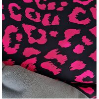 European Soft Shell, Oeko-Tex, Leopard Print Pink