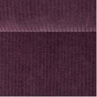 *REMNANT 135cm* European Stretch Velour Corduroy Jersey, Purple