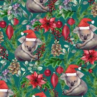 KK Fabrics, Unalloyed Aussie Christmas, Koala Green