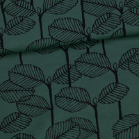 PaaPii Design, GOTS Organic Jersey, Alder Dark Green