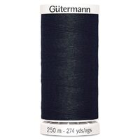 Gutermann, Sew All Thread 250m, Colour 000, BLACK