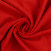 European Cotton Elastane Jersey, Solid, Oeko-Tex, Red