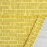 European Cotton Elastane Jersey, Oeko-Tex, Lines Sunny Yellow