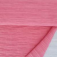 European Cotton Elastane Jersey, Oeko-Tex, Textured Ripple Raspberry