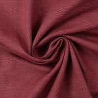 European Cotton Elastane Jersey Knit, Oeko-Tex, Denim Look, Burgundy Red