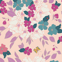 Art Gallery Fabrics, Oeko-Tex, Flowery Chant Dainty in KNIT