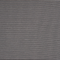 European Cotton Elastane Jersey, Oeko Tex, Stripes 3mm Black