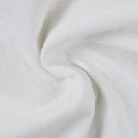 European Linen, Plain, White