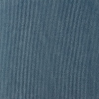 European Stretch Cotton Velour Ribbed Jersey Knit, Smoky Blue