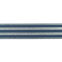 Waistband Elastic, Soft 40mm Lurex Stripes Jeans