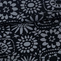 PaaPii Design, GOTS Organic Jersey, Virkka Dark Grey Black