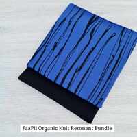 PaaPii Design, GOTS Organic Jersey, Willow Blue Black