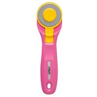 Olfa Straight Handle Rotary Cutter 45mm Pink