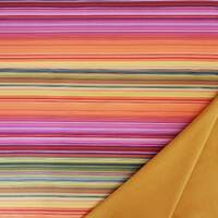 European Soft Shell, Nano Stretch, Stripes Multi Light Pink