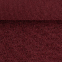 European Knitted Brushed Cotton, Winter Weight, Burgundy