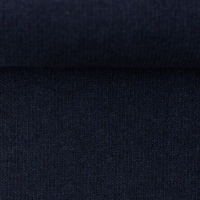 *REMNANT 78cm* European Knitted Brushed Cotton, Winter Weight, Navy