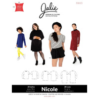Jalie Sewing Patterns, NICOLE Shift dress, Tunic & Tee