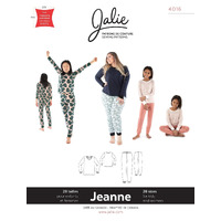 Jalie Sewing Patterns, JEANNE Knit PJ Set