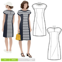 Style Arc Sewing Patterns, Twiggy Knit Dress 4-16